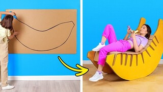 How much is your cardboard box per pound? Creative cardboard furniture DIY tutorial sharing