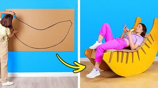 Berapa kotak kardus Anda per pon? Berbagi tutorial DIY furnitur kardus kreatif