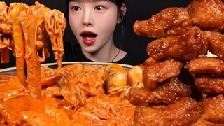 [Subtitel Bahasa Mandarin Boki] Set Ayam Goreng Tepung Madu Renyah, Anda tidak akan bisa berhenti me