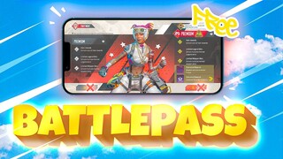 How to get the BATTLE PASS for FREE on APEX LEGENDS MOBILE