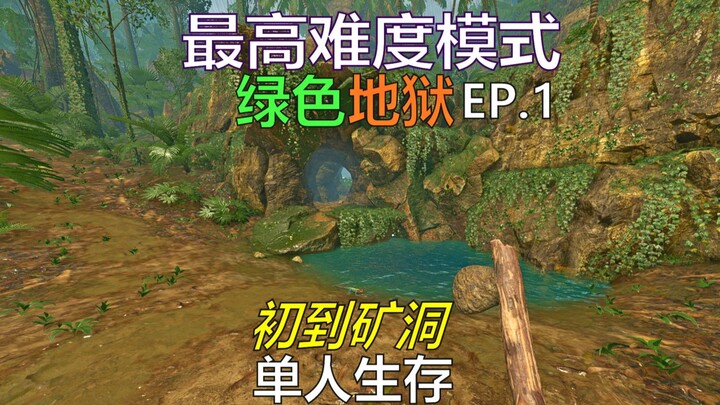 First Day in the Mine: Quick Iron-Stage Build – Survival Playthrough on Hardest Mode, Solo [Green He