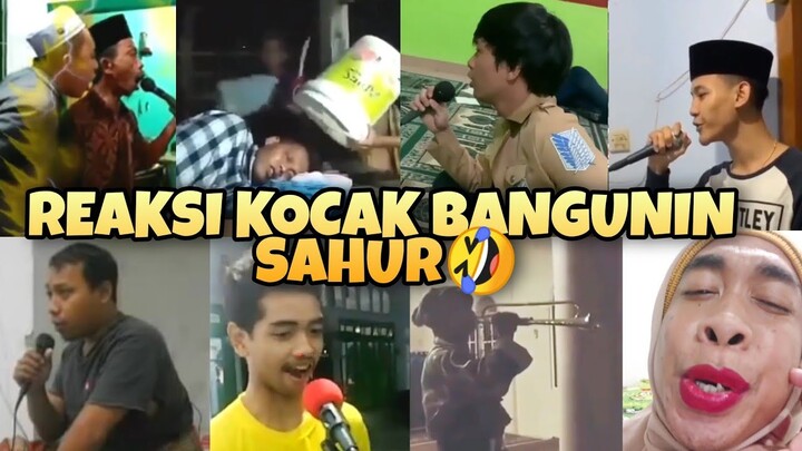 REAKSI KOCAK BANGUNIN SAHUR😂