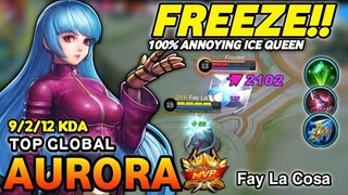 AURORA BEST BUILD 2022 | TOP GLOBAL AURORA GAMEPLAY | MOBILE LEGENDS✓