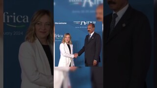 President Isaias Afwerki at the Italy  Africa Summit 🫡🇪🇷#Eritrea