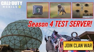 SEASON 4 - CLAN WAR + HAWK X3 + K9 UNIT & More!!!! | COD MOBILE