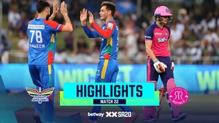 Betway SA20 | Match Highlights | Durban's Super Giants v Paarl Royals