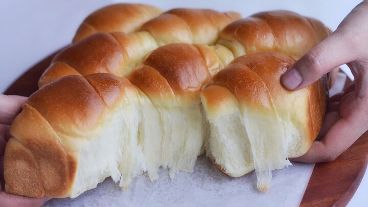 Hanya 6 Bahan Kaget Dengan Hasilnya Luar Biasa Lembut, Chigiri Condensed Milk Bread Roti Tanpa Telur