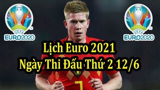 Lịch Thi Đấu VCK Euro 2020 (2021) - Ngày Thi Đấu Thứ 2 12/6 - Thông Tin Các Trận Đấu