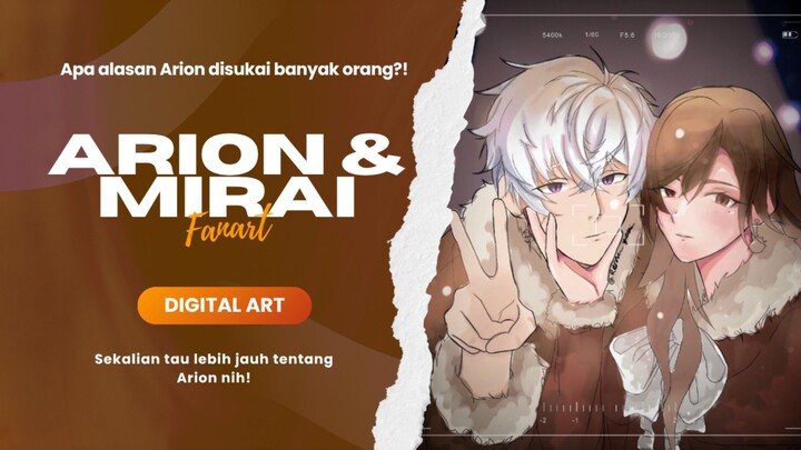 [FanartDigital] Bikin fanart oc ku sama model barunya mika⁉️😼