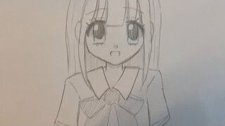 How to draw: Anime “chibi” School Girl | easy tutorial for beginners | step by step