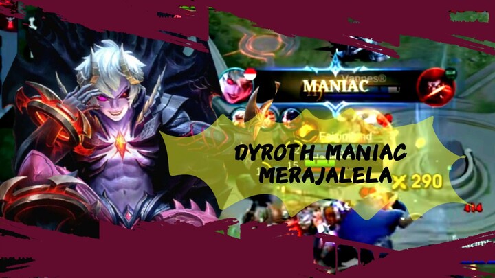 Dyroth lepas kontrol damagenya keras