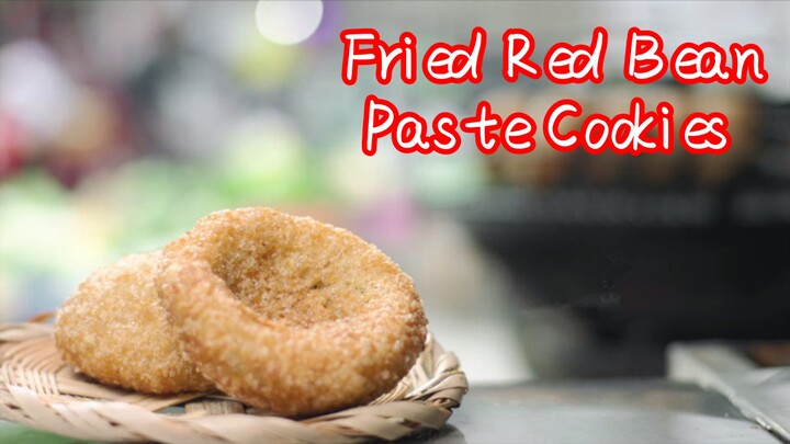 Fried Red Bean Paste Cookies