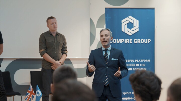 Compire 在伦敦举办的大型活动。