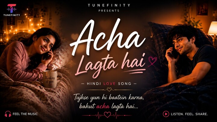 Acha Lagta Hai ❤️ | Tujhse Yun Hi Baatein Karna | Hindi Love Song