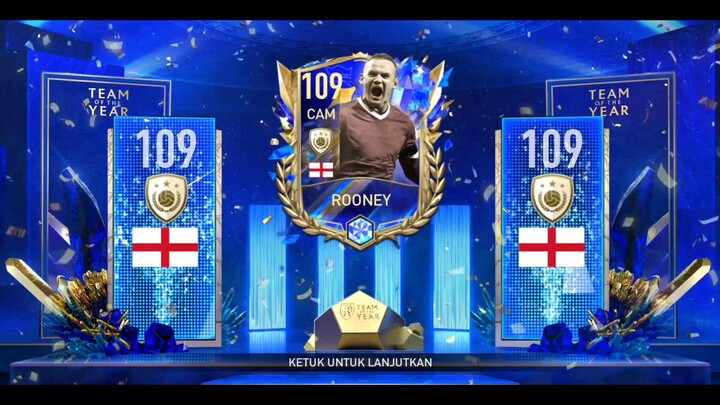 LEGEND TOTY ROONEY OVR 109