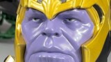 "This sand sculpture Thanos... is actually a genuine Marvel figure!?!?"
