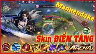 🌸Onmyoji Arena: Review Skin VIP ĐIỂN TÀNG (Mannendake) Rank Thách Đấu Map Sương Mù Cấm Chọn