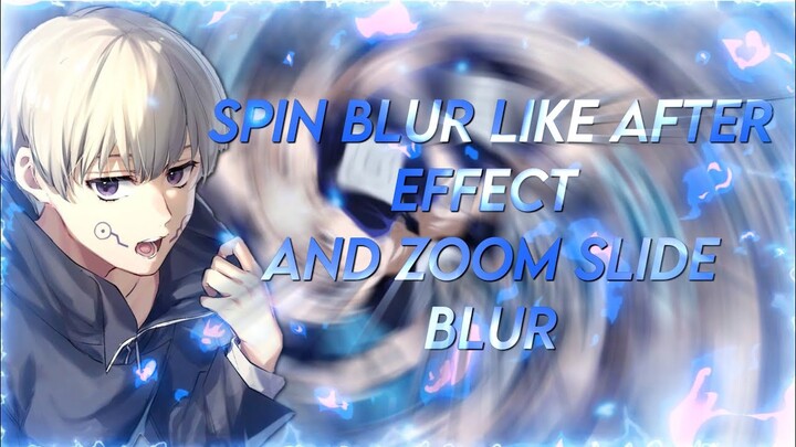 Tutorial Spin Blur Like After effect & Zoom Slide Blur | Alight Motion Tutorial #2