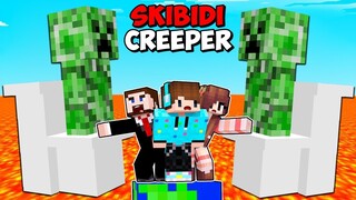 Kita Bikin Permainan Sendiri Hidup Atau Mati = SKIBIDI CREEPER RAKSASA