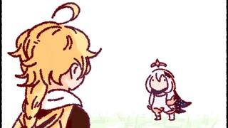 [Genshin Impact Handwritten] If Paimon walked on the ground