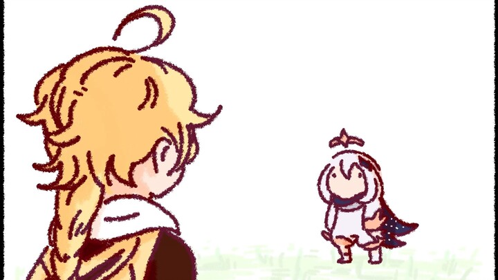 [Genshin Impact Handwritten] If Paimon walked on the ground