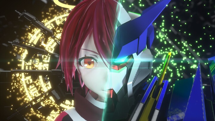 [Gundam 00XArknights] เอฟเฟกต์อนุภาคสุดขีด Trans-am/เทวดาโอเวอร์โหลดห้าตัวต่อเนื่อง