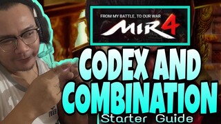 [MIR4] CODEX & COMBINATION STARTER GUIDE  / PLAY TO EARN ( TAGALOG )