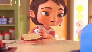 คุณย่าที่จากไปแล้วไม่สบายใจเลยที่จะทิ้งหลานสาวตัวน้อยไว้ที่บ้าน