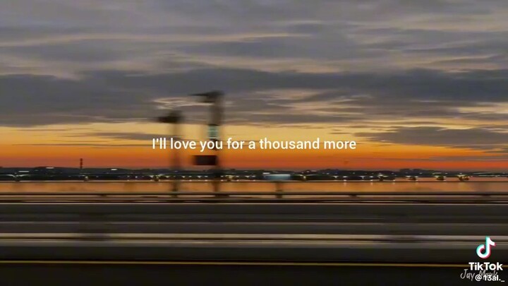 I love you for a thousand ❤️