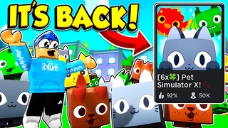 Pet Simulator X IS FINALLY BACK! (Roblox)