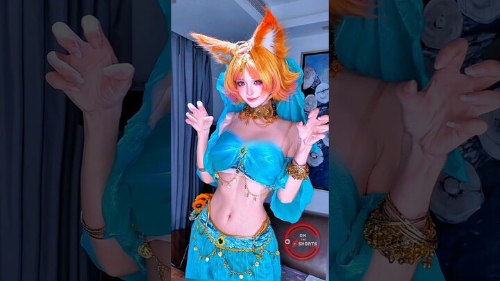 Daji Cute Belly Dancer ❤️ Honor of Kings Cosplay #shorts
