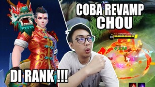 AKHIRNYA BISA COBA CHOU REVAMP DRAGON BOY DI RANK, AUTO BANTAI BOY | MOBILE LEGEND INDONESIA