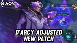 AOV : DARCY GAMEPLAY | ADJUSTED NEW PATCH - ARENA OF VALOR LIÊNQUÂNMOBILE ROV COT