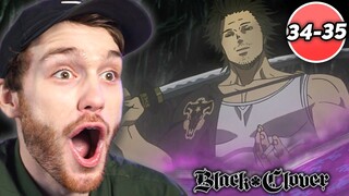 YAMI VS LICHT!! | Black Clover Episode 34-35 Reaction