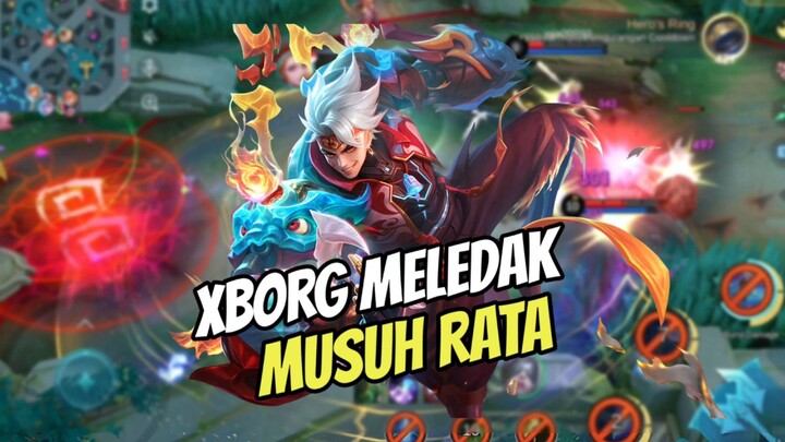 Xborg Meledak Musuh Rata 😅