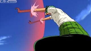 Zoro nhận hết sát thương về mình thay cho Luffy