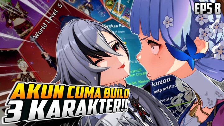 Benerin Akun Subscriber #8 - Yang CUMA BUILD 3 KARAKTER AJA !! - Genshin Impact Indonesia | Ditusi