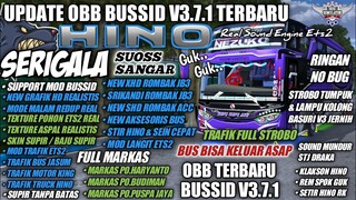 UPDATE OBB BUSSID V3.7.1 SOUND HINO RK8 SERIGALA | GRAFIK HD FULL MARKAS | BUS SIMULATOR INDONESIA