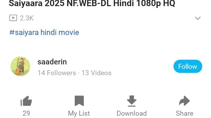 saiyaara 2026 Hindi movies 1080 Hd