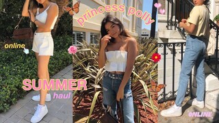 i bought the cutest summer outfits ONLINE (Princess Polly TRY-ON HAUL)