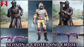 *NEW* SEASON 8 CRATES AND EMOTE | CALL OF DUTY MOBILE