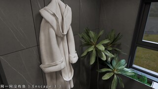 Enscape 3.3渲染  |  完美解决水滴动画材质《模型分享》