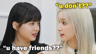 Eunchae & Bahiyyih (Kep1er) roasting each other for 2 minutes straight
