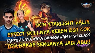 SKIN STARLIGHT VALIR!! EFFECT SKILLNYA KEREN PARAH!! MABAR SM GLOBAL 1 LANCE!!