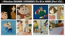 Shinchan Season 1 Episodes 1 To 10 in Hindi [Part 1/5]