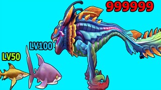 Tiến Hóa Evolving Cá Mập COn Thành Cá Mập Alien Bất Tử Mạnh Max LVL - Top Game Android Ios Thành EJ