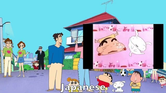 Crayon Shin-chan Japanese Opening Multilanguage Comparison