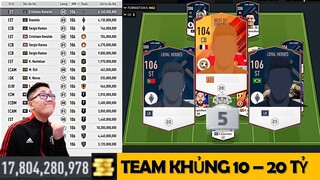 10 Đến 20 TỶ Đâu Là Đội Hình / Là Team Color MẠNH NHẤT Leo Rank FO4: Song Sát QUỐC DÂN LH Gánh Team