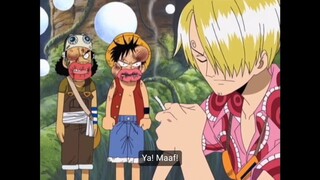 Diberi pelajaran oleh Sanji!!