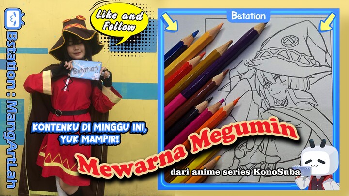 Mewarnai Megumin (anime KonoSuba)